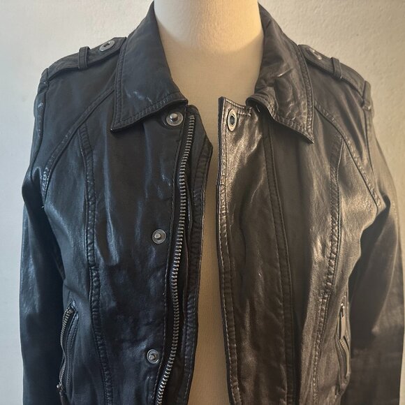 Black Leather Jacket - Picture 3 of 8